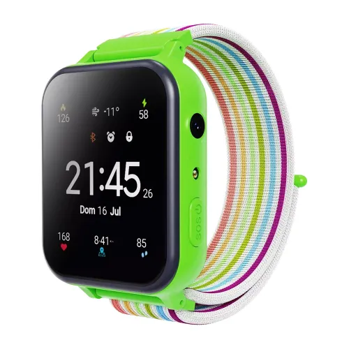 Smart watch CANYON Alfie KW-37, Kids, 1.69", GPS, nano SIM, 32+32MB, GSM, 400mAh, zeleni.