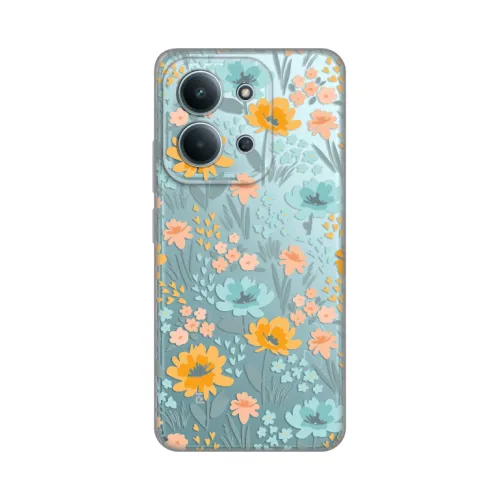 Silikonska futrola - maska print Skin za Xiaomi Redmi 15C 4G Lovely Flowers.