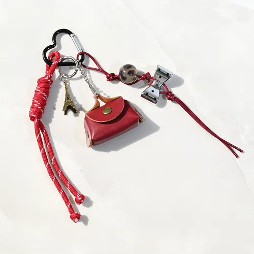 Privezak Fashion Bag bordo.