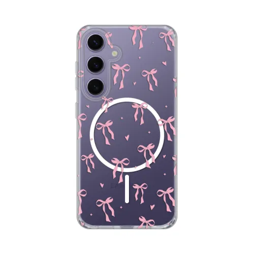 Futrola - maska print Magsafe za Samsung S921B Galaxy S24 Cute Bows.