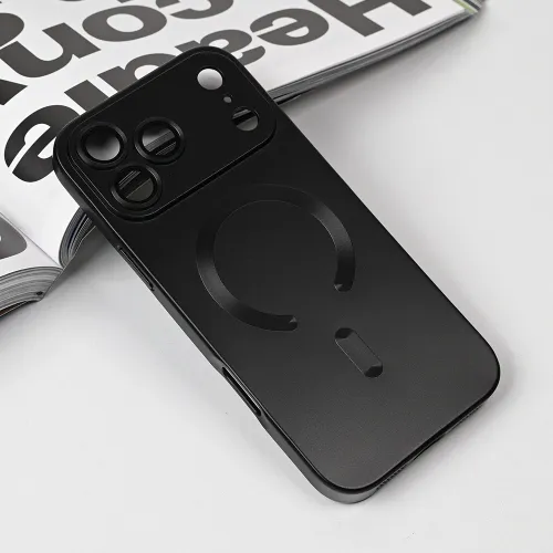 Futrola - maska Magsafe Chrome za iPhone 17 Pro Max 6.9 crna.