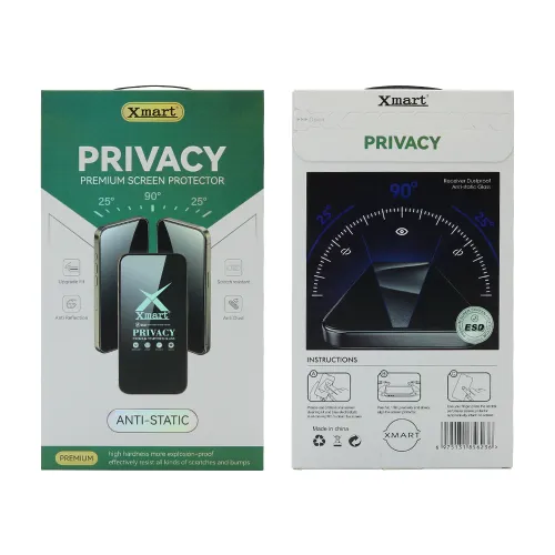 Zaštino staklo (glass) X mart 9D PRIVACY za iPhone 16 (6.1) (MS).