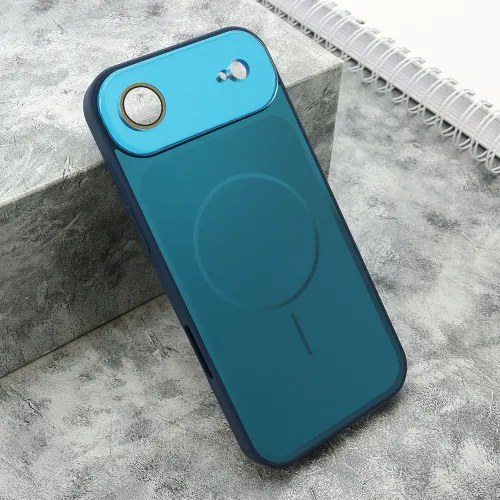 Futrola - maska COLOR METAL MagSafe II za iPhone AIR (6.6) plava (MS).