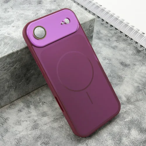 Futrola - maska COLOR METAL MagSafe II za iPhone AIR (6.6) roze (MS).