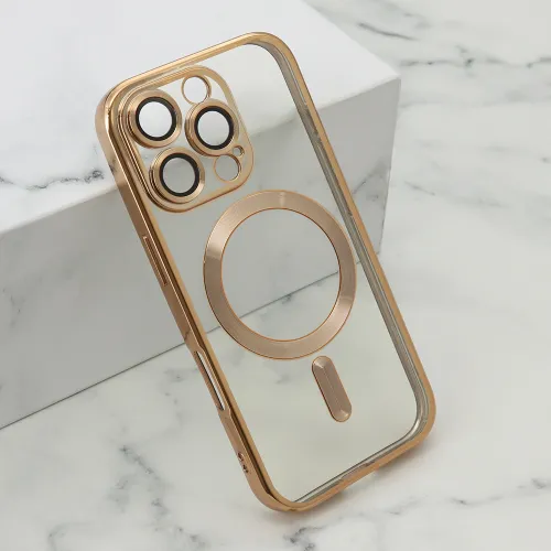 Futrola - maska CAMERA PROTECT MagSafe za iPhone 16 Pro (6.3) zlatna (MS).