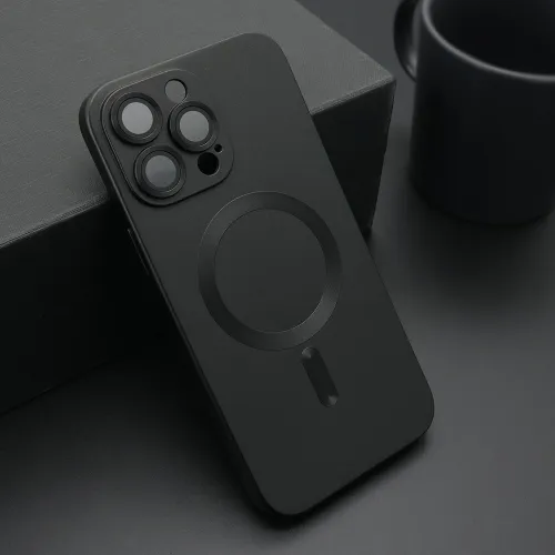 Futrola - maska ELEGANT MAGSAFE za iPhone 14 Pro Max (6.7) crna (MS).