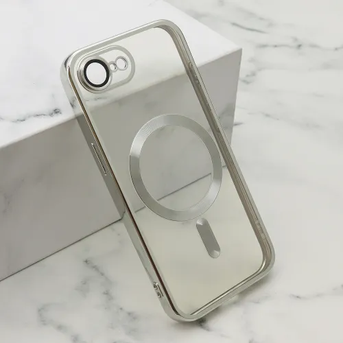 Futrola - maska CAMERA PROTECT MagSafe za iPhone 16E (6.1) srebrna (MS).