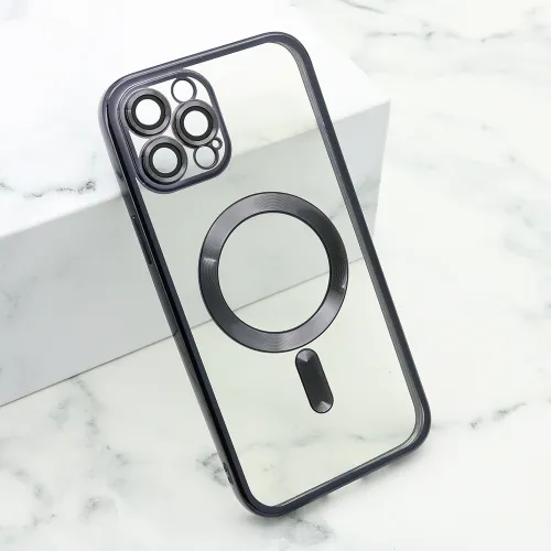 Futrola - maska CAMERA PROTECT MagSafe za iPhone 12 Pro Max (6.7) crna (MS).