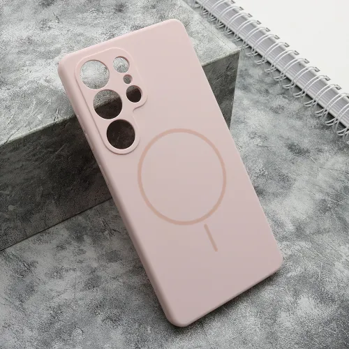 Futrola - maska FLEX MagSafe za Samsung S938 Galaxy S25 Ultra 5G roze (MS).