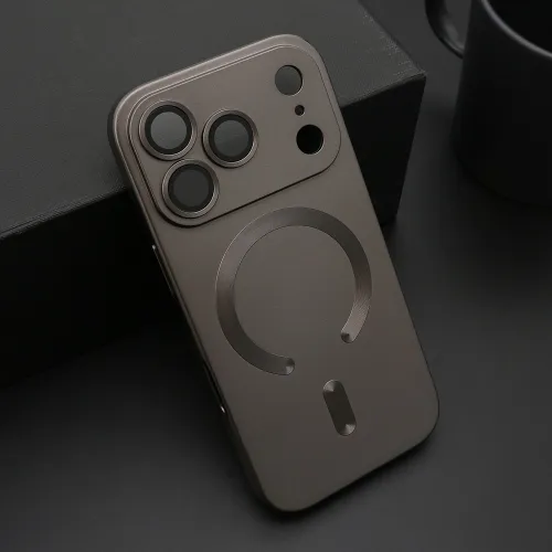 Futrola - maska ELEGANT MAGSAFE za iPhone 17 Pro (6.3) siva (MS).