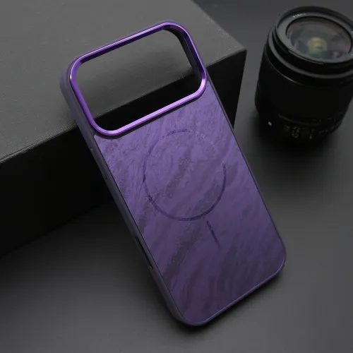 Futrola - maska ICE MagSafe za iPhone 17 Pro Max (6.9) ljubicasta (MS).