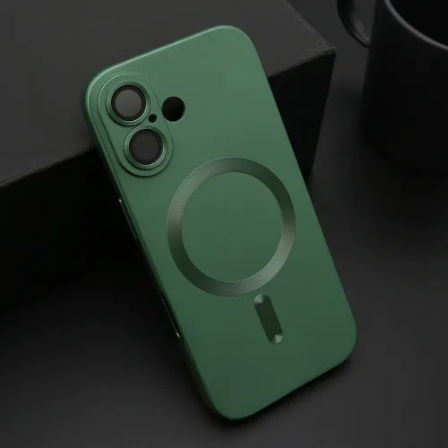 Futrola - maska ELEGANT MAGSAFE za iPhone 17 (6.3) zelena (MS).