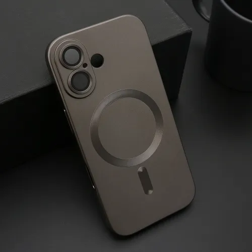 Futrola - maska ELEGANT MAGSAFE za iPhone 17 (6.3) siva (MS).