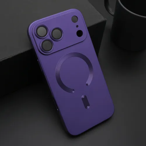 Futrola - maska ELEGANT MAGSAFE za iPhone 17 Pro Max (6.9) ljubicasta (MS).