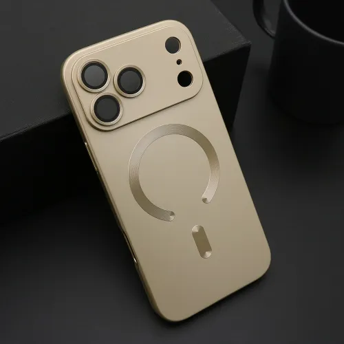 Futrola - maska ELEGANT MAGSAFE za iPhone 17 Pro Max (6.9) zlatna (MS).