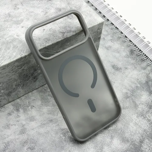 Futrola - maska SILKY MagSafe mat za iPhone 17 Pro Max (6.9) siva (MS).
