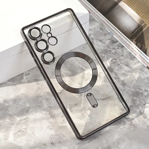 Futrola - maska Magsafe Lux za Samsung S938 Galaxy S25 Ultra crna.