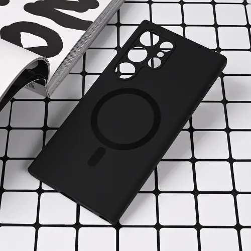Futrola - maska Magsafe Pure color za Samsung S928B Galaxy S24 Ultra crna.