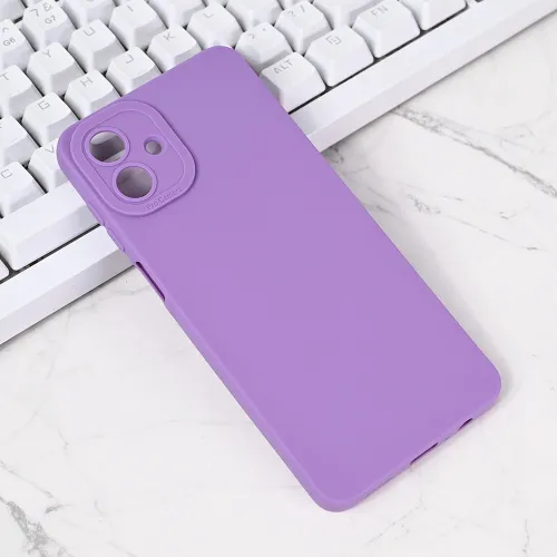 Futrola - maska Silikon Pro Camera za Samsung A075F Galaxy A07 4G ljubicasta.