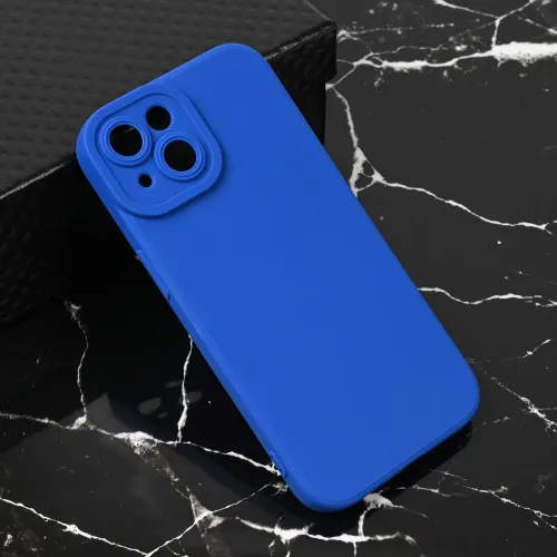 Futrola - maska Teracell Giulietta za iPhone 15 6.1 mat plava.