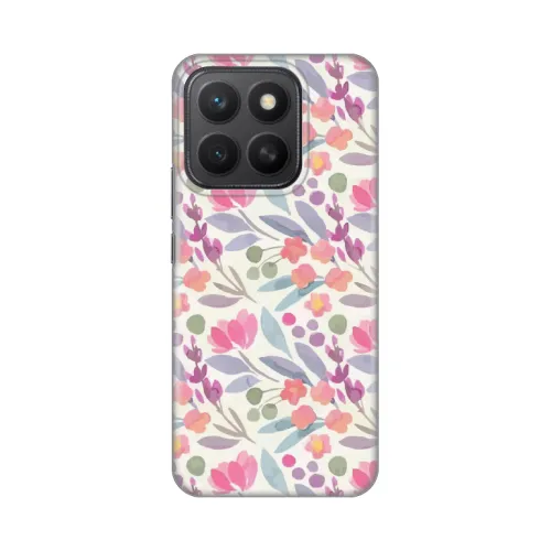 Silikonska futrola - maska print za Huawei Honor X8c Watercolor Flowers.