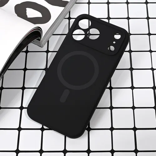 Futrola - maska Magsafe Pure color za iPhone 17 Pro Max 6.9 crna.