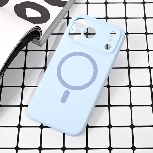 Futrola - maska Magsafe Pure color za iPhone 17 Pro Max 6.9 svetlo plava.