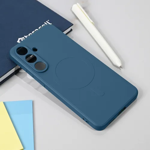 Futrola - maska Teracell Giulietta Magsafe za Samsung S731B Galaxy S25 FE plava.