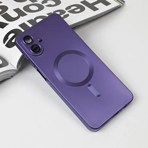 Futrola - maska Magsafe Chrome za Samsung A075F Galaxy A07 ljubicasta.