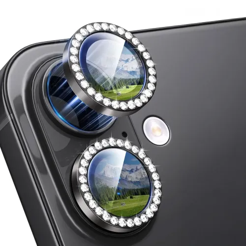 Zastita za kameru Diamond za iPhone 17 6.3 crna.