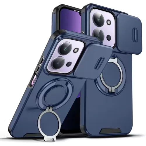 Futrola - maska CamShield Ring stand za Xiaomi Redmi 15C 4G EU 173mm plava.