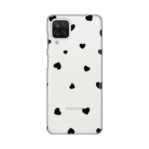 Silikonska futrola - maska print Skin za Samsung A125F Galaxy A12 Hearts.