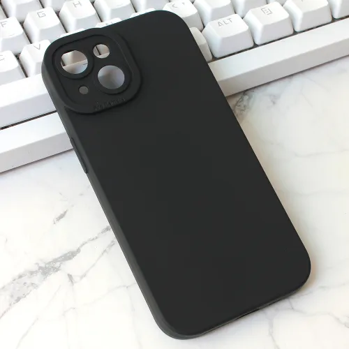 Futrola - maska Silikon Pro Camera za iPhone 15 6.1 crna.