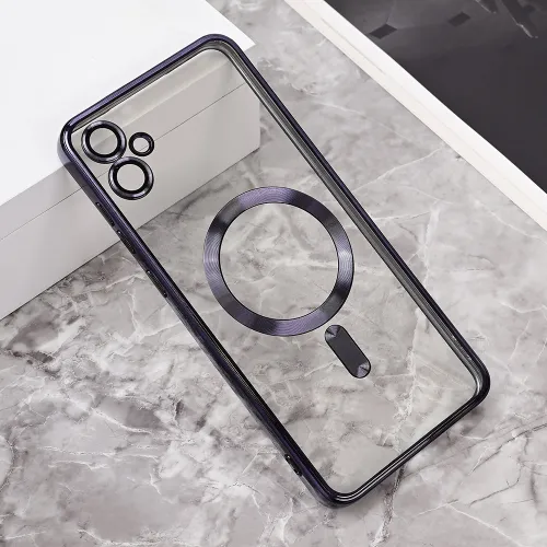 Futrola - maska Magsafe Lux za Samsung A05 crna.