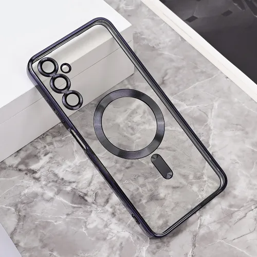 Futrola - maska Magsafe Lux za Samsung A05S crna.