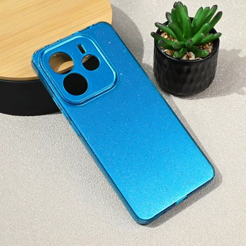 Futrola - maska Sparkle Dust za Xiaomi Redmi Note 14 5G svetlo plava.