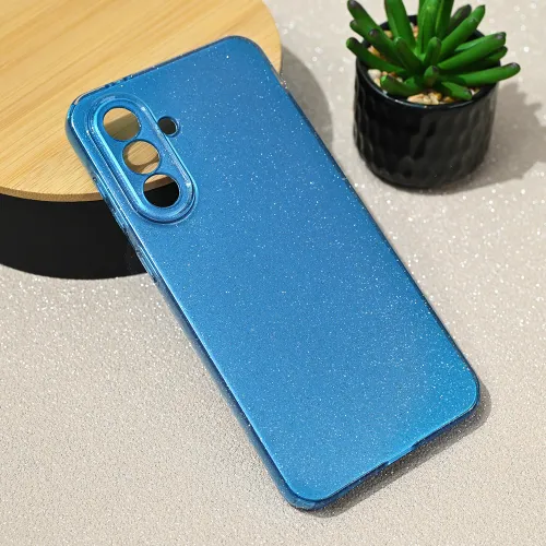 Futrola - maska Sparkle Dust za Samsung A566 Galaxy A56 5G svetlo plava.