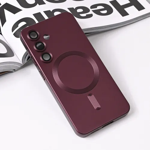 Futrola - maska Magsafe Chrome za Samsung S931 Galaxy S25 bordo.