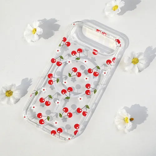 Futrola - maska print Magsafe za iPhone 17 Air 6.6 Cute Cherries.