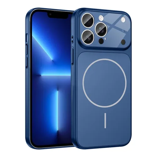 Futrola - maska Magsafe LookLike za iPhone 13 Pro Max 6.7 plava.