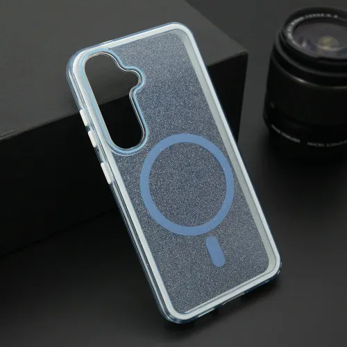 Futrola - maska CRYSTAL MagSafe za Samsung S931 Galaxy S25 5G plava (MS).