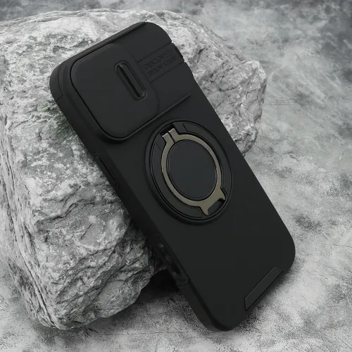 Futrola - maska DEFENDER CAMSHIELD za iPhone 16 Pro Max (6.9) crna (MS).