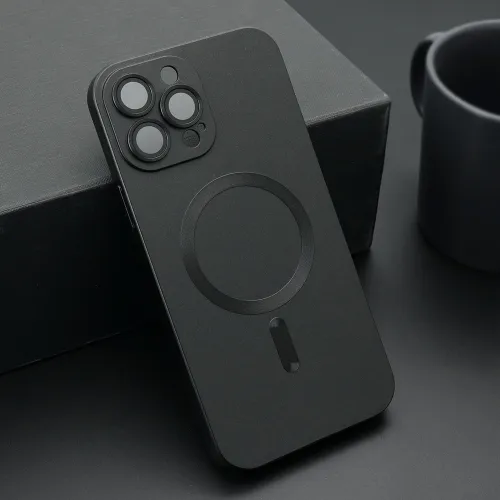 Futrola - maska ELEGANT MAGSAFE za iPhone 13 Pro Max (6.7) crna (MS).