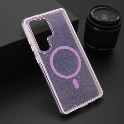 Futrola - maska CRYSTAL MagSafe za Samsung S938 Galaxy S25 Ultra 5G ljubicasta (MS).