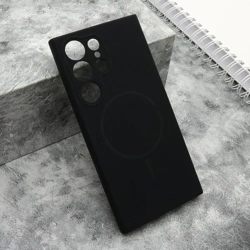 Futrola - maska FLEX MagSafe za Samsung Galaxy S23 Ultra crna (MS).