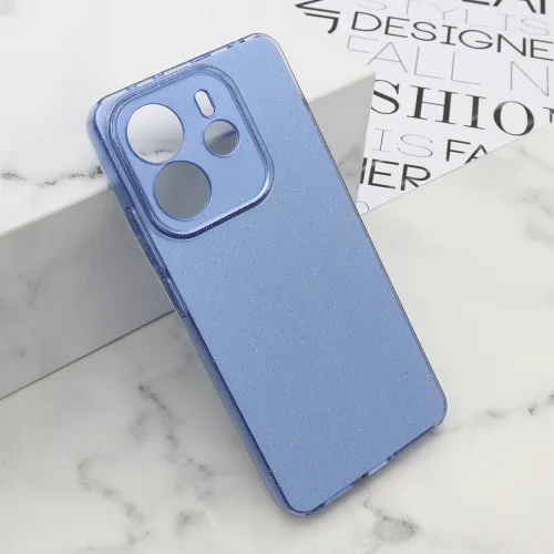 Futrola - maska GLOW SHINING za Xiaomi Redmi Note 14 4G (Global) plava (MS).