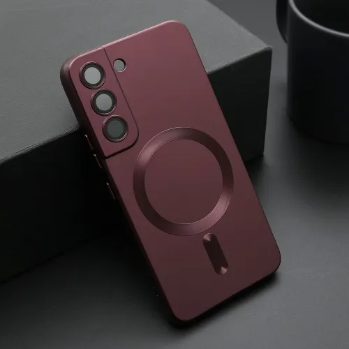 Futrola - maska ELEGANT MAGSAFE za Samsung Galaxy S22 5G crvena (MS).