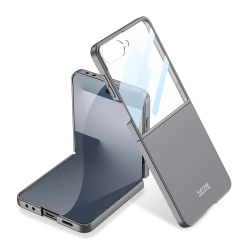 Futrola - maska SMOOTH II za Samsung F751B Galaxy Z Flip 7 5G siva (GKK case) (MS).