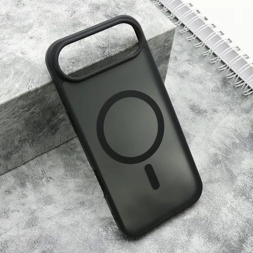 Futrola - maska SILKY MagSafe za iPhone AIR (6.6) crna (MS).