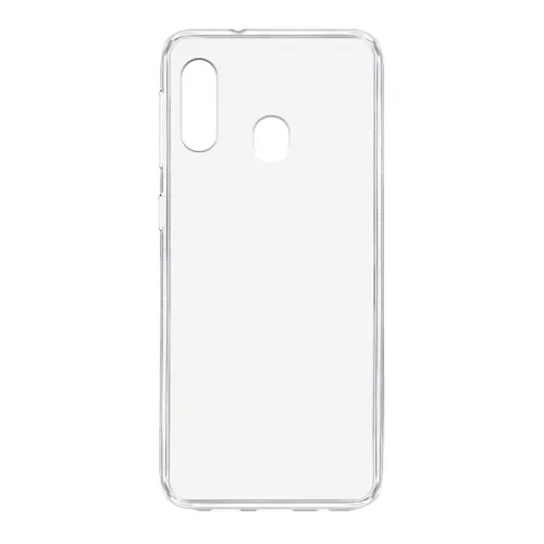 Futrola - maska ultra tanki PROTECT silikon za Samsung A405F Galaxy A40 providna (bela) (MS).
